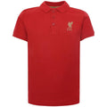 Red - Front - Liverpool FC Childrens-Kids Polo Shirt