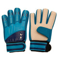 Navy Blue-White-Black - Front - Tottenham Hotspur FC Childrens-Kids Delta Goalkeeper Gloves
