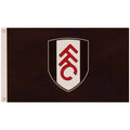 Black-White-Red - Back - Fulham FC Crest Flag