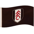 Black-White-Red - Front - Fulham FC Crest Flag