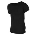 Black - Back - FLOSO Mens Thermal Underwear Short Sleeve Vest Top (Viscose Premium Range)