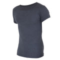 Charcoal - Back - FLOSO Mens Thermal Underwear Short Sleeve Vest Top (Viscose Premium Range)
