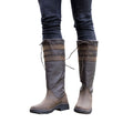 Brown - Side - Brogini Unisex Adult Longridge Leather Long Boots