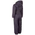 Dark Grey - Back - Trespass Kids Unisex Dripdrop Padded Waterproof Rain Suit