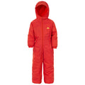 Signal Red - Front - Trespass Baby Unisex Dripdrop Padded Waterproof Rain Suit
