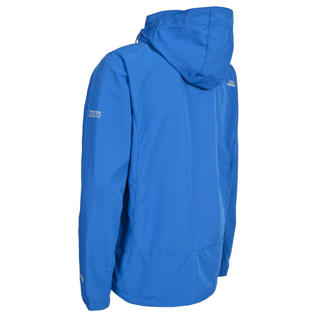 Electric Blue - Side - Trespass Mens Stanford Softshell Jacket