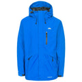 Blue - Front - Trespass Mens Corvo Hooded Full Zip Waterproof Jacket-Coat