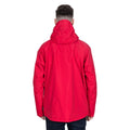 Red - Lifestyle - Trespass Mens Corvo Hooded Full Zip Waterproof Jacket-Coat
