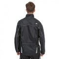 Black - Back - Trespass Mens Axle Waterproof Full Zip Active Jacket