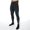 Black - Side - Trespass Mens Brute Base Layer Compression Bottoms-Trousers