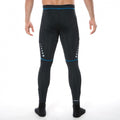 Black - Pack Shot - Trespass Mens Brute Base Layer Compression Bottoms-Trousers
