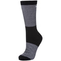 Black - Back - Trespass Mens Tippo Two Tone Lightweight Coolmax Socks (1 Pair)