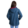 Midnight Blue - Side - Trespass Womens-Ladies Lanna II Waterproof Jacket
