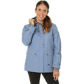 Denim Blue - Back - Trespass Womens-Ladies Seawater Waterproof Jacket