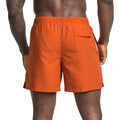 Burnt Orange - Close up - Trespass Mens Granvin Casual Shorts