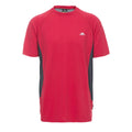 Red - Front - Trespass Mens Reptia Short Sleeve Quick Dry Active T-Shirt