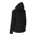 Black - Back - Trespass Womens-Ladies Bela II Waterproof Softshell Jacket