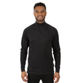 Black - Side - Trespass Adults Unisex Wise360 Quick Dry Base Layer Top