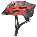 Red - Front - Trespass Adults Unisex Crankster Cycling Helmet