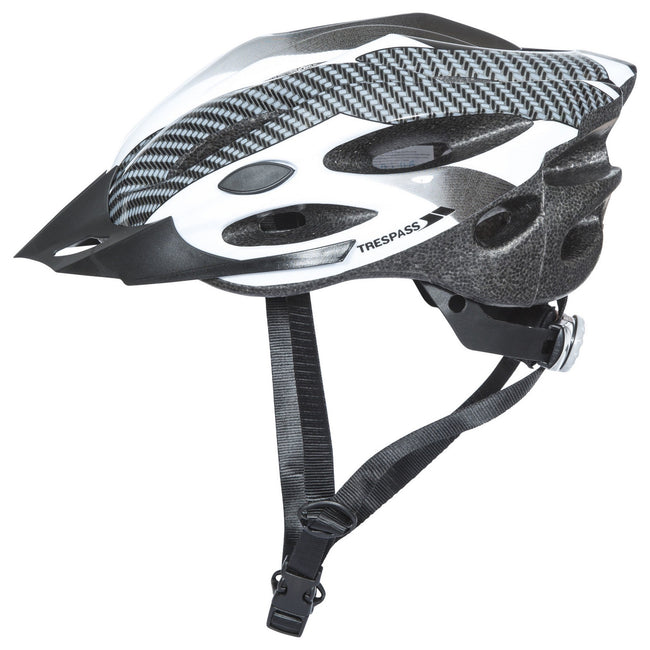White - Front - Trespass Adults Unisex Crankster Cycling Helmet