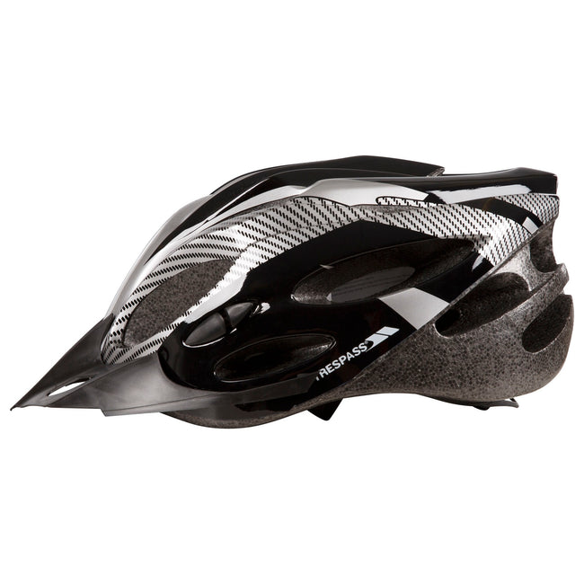 Black X - Back - Trespass Adults Unisex Crankster Cycling Helmet