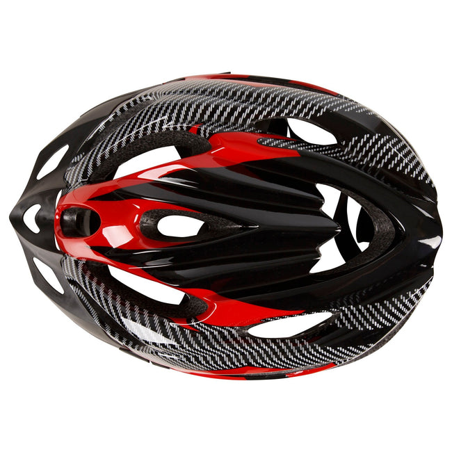Red X - Back - Trespass Adults Unisex Crankster Cycling Helmet