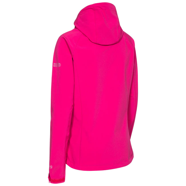 Pink Lady - Back - Trespass Womens-Ladies Lorina Waterproof Softshell Jacket