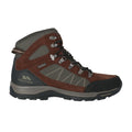 Dark Brown - Back - Trespass Mens Chavez Mid Cut Hiking Boots