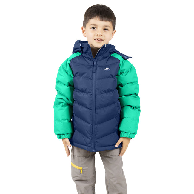 Clover - Side - Trespass Childrens Boys Sidespin Waterproof Padded Jacket