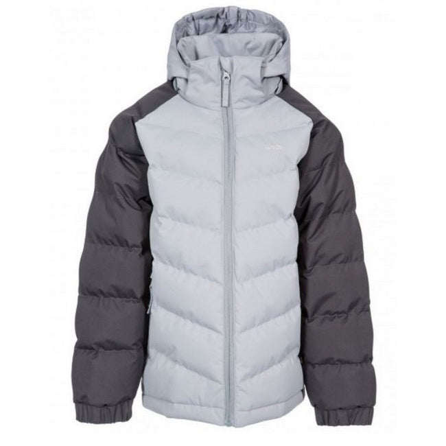 Dark Grey - Front - Trespass Childrens Boys Sidespin Waterproof Padded Jacket
