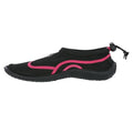 Black - Side - Trespass Adults Unisex Paddle Aqua Swimming Shoe
