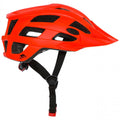 Neon Red - Side - Trespass Adults Zrpokit Cycle Helmet