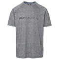 Grey Marl - Front - Trespass Mens Striking DLX T-Shirt
