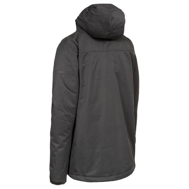 Black - Back - Trespass Mens Renner Waterproof Jacket