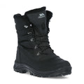 Black - Front - Trespass Mens Negev II Leather Snow Boots