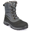Castle Grey - Front - Trespass Mens Negev II Leather Snow Boots