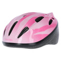 Pink - Front - Trespass Childrens-Kids Cranky Cycling Safety Helmet