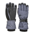 Carbon - Front - Trespass Ergon II Ski Gloves