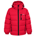 Red - Front - Trespass Boys Tuff Hooded Jacket