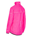 Hi Visibility Pink - Back - Trespass Womens-Ladies Beaming Packaway Hi-Vis Jacket