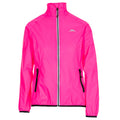 Hi Visibility Pink - Front - Trespass Womens-Ladies Beaming Packaway Hi-Vis Jacket