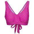 Purple Orchid Spot - Front - Trespass Womens-Ladies Natalia Bikini Top