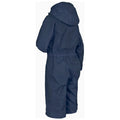 Navy Blue - Back - Trespass Childrens-Kids Button Waterproof Rain Suit