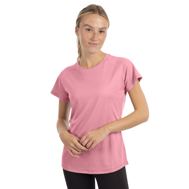 Flamingo Pink - Side - Trespass Womens-Ladies Viktoria Active T-Shirt