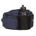 Navy Blue - Front - Trespass Vasp Bumbag - Waistbag - Hippack With Drinks Bottle