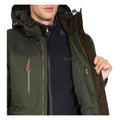Olive - Lifestyle - Trespass Mens Rockwell Waterproof Jacket