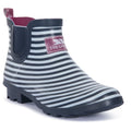 Navy Stripe - Front - Trespass Womens-Ladies Bex Ankle Welly