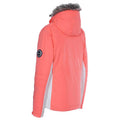 Neon Coral - Back - Trespass Womens-Ladies Sandrine Waterproof Ski Jacket