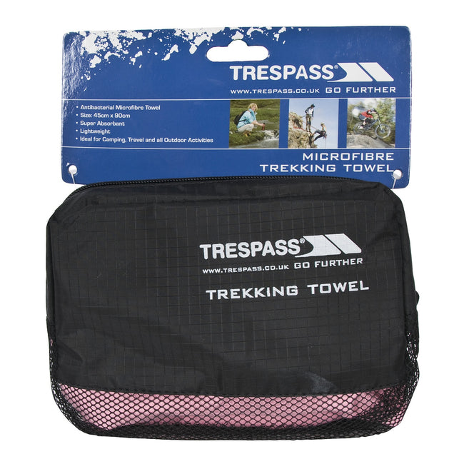 Pink - Front - Trespass Soaked Sports Towel