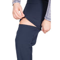 Navy - Side - Trespass Womens-Ladies Eadie Convertible Trousers